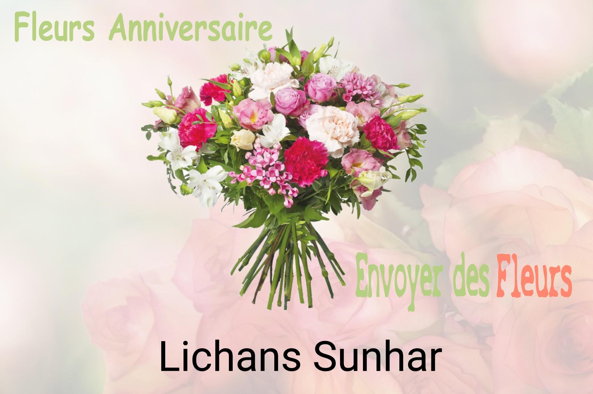 Bouquet de fleurs d’anniversaire livré à Lichans-Sunhar