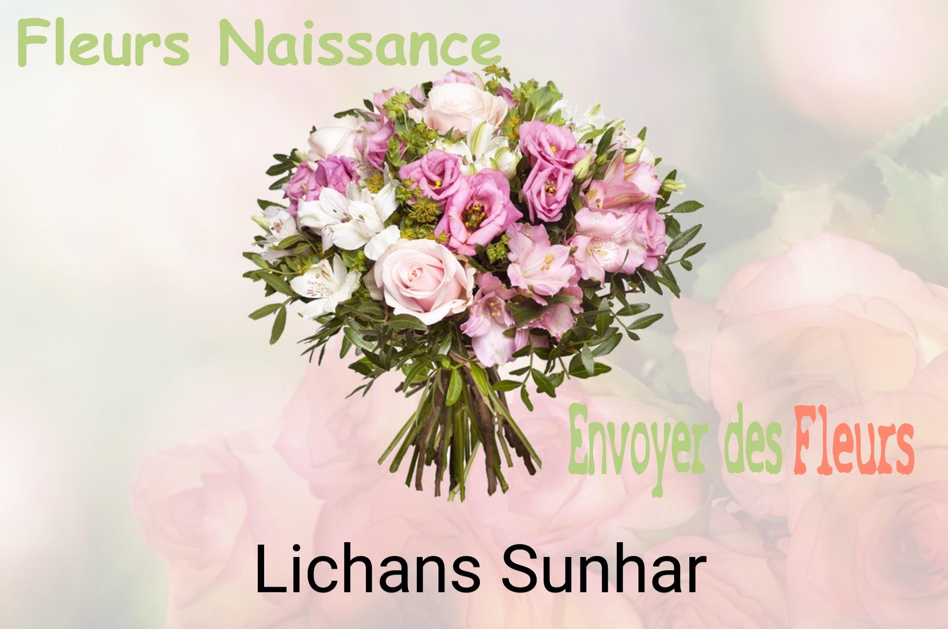 Bouquet de fleurs de naissance livré à Lichans-Sunhar