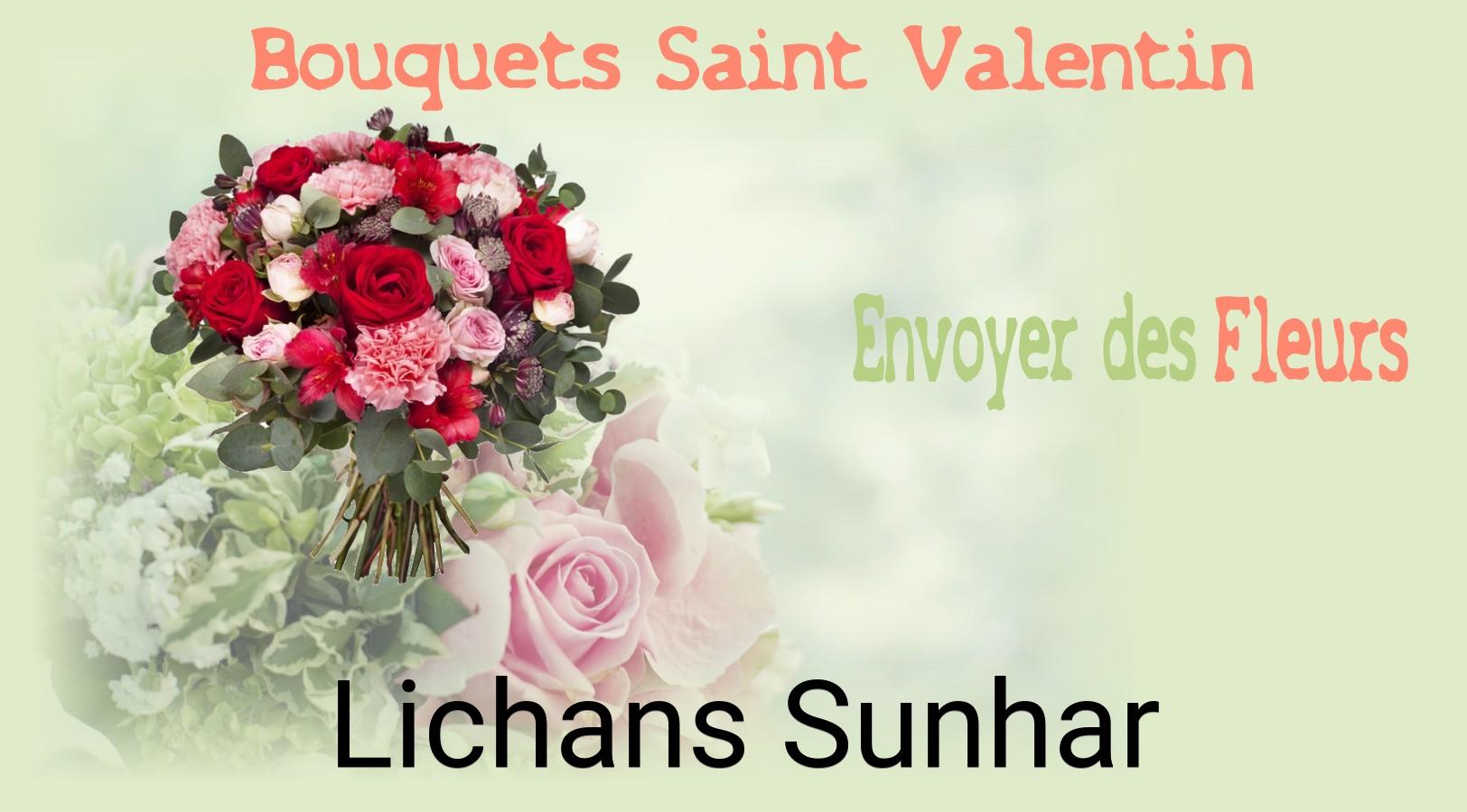 Roses de Saint-Valentin livrées à Lichans-Sunhar